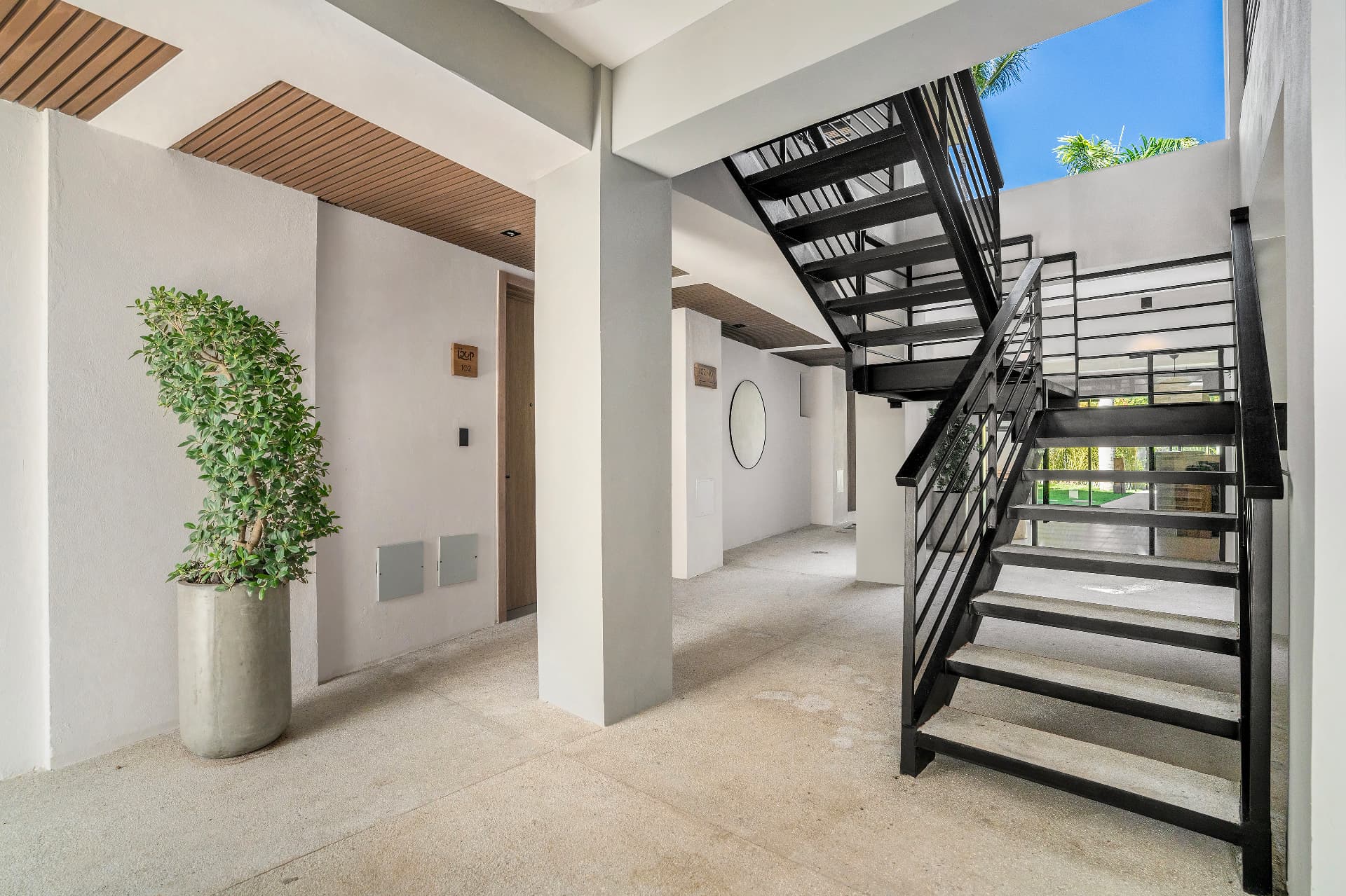 Courtyard stairs at The Loop