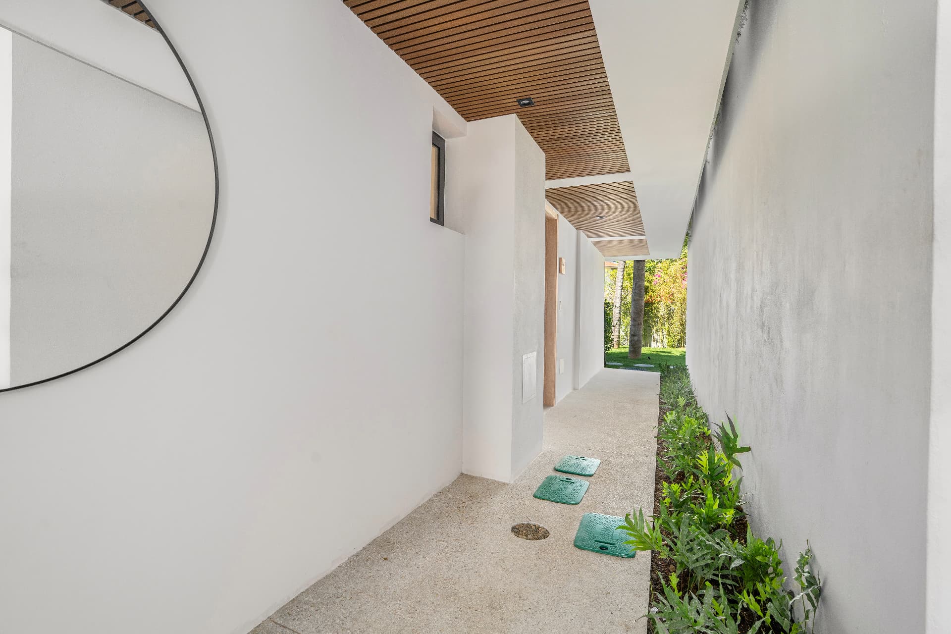 Garden walkway at The Loop